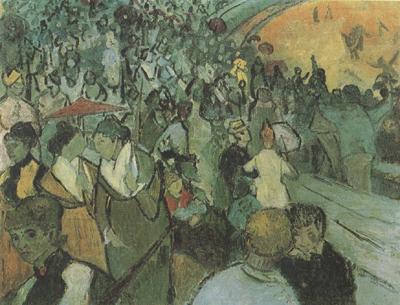 Vincent Van Gogh Spectators in the Arena at Arles (nn04) China oil painting art